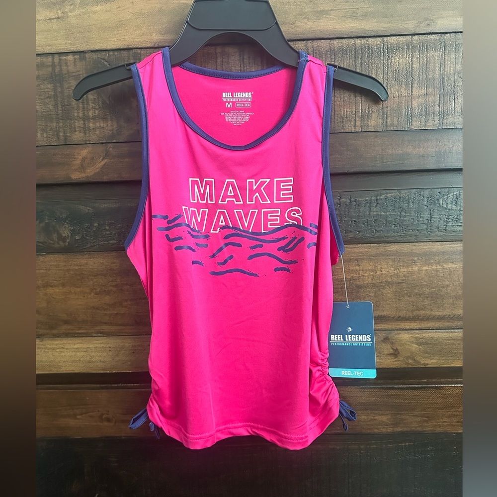 ✨NWT Reel Legends Girls Pink Tank Top✨